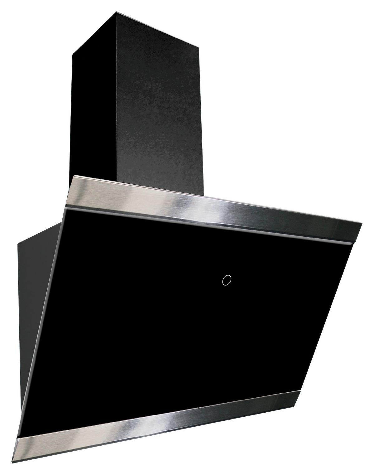 Kopffreihaube Respekta Skala Metall/Glas Schwarz B: 59,5 cm - Schwarz, Trend, Glas/Metall (59,5/74,2-109,2/38,5cm) - Respekta