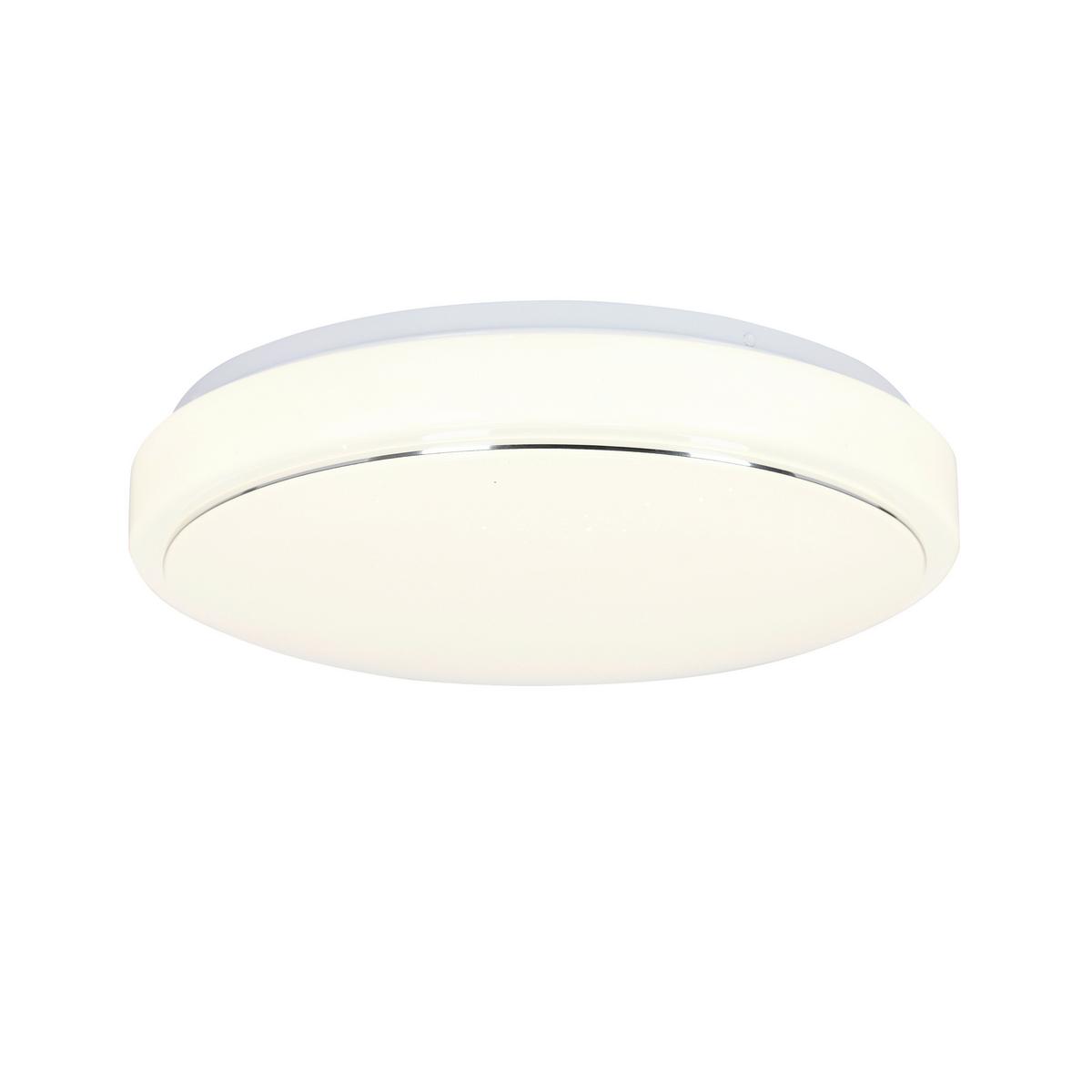 LED-DECKENLEUCHTE 13-75123 JASPER - Weiß, Basics, Metall (38/38/8.5cm)