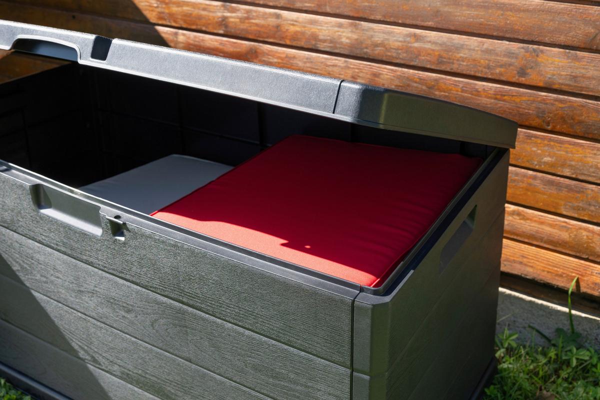 Kissenbox Alpha - Anthrazit, MODERN, Kunststoff (118/59/57cm) - Luca Bessoni