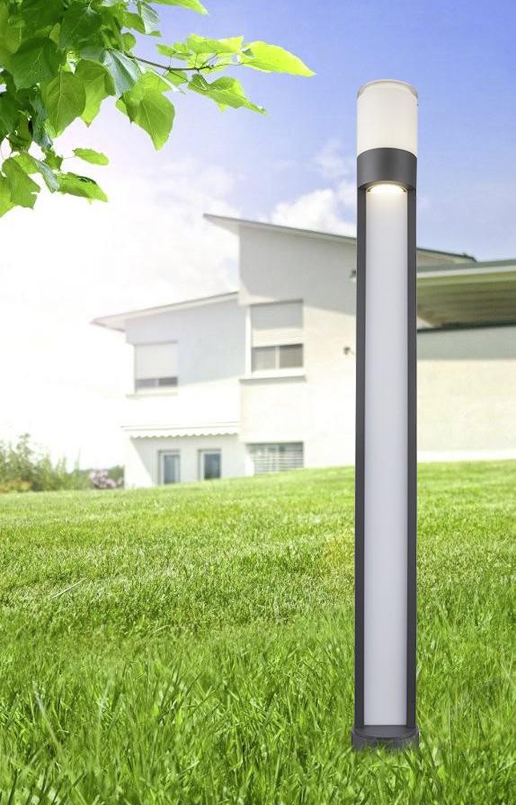 Led Außenleuchte Nexa 12,2 Watt Kunststoff - Klar/Opal, Basics, Kunststoff/Metall (11/110cm) - Globo