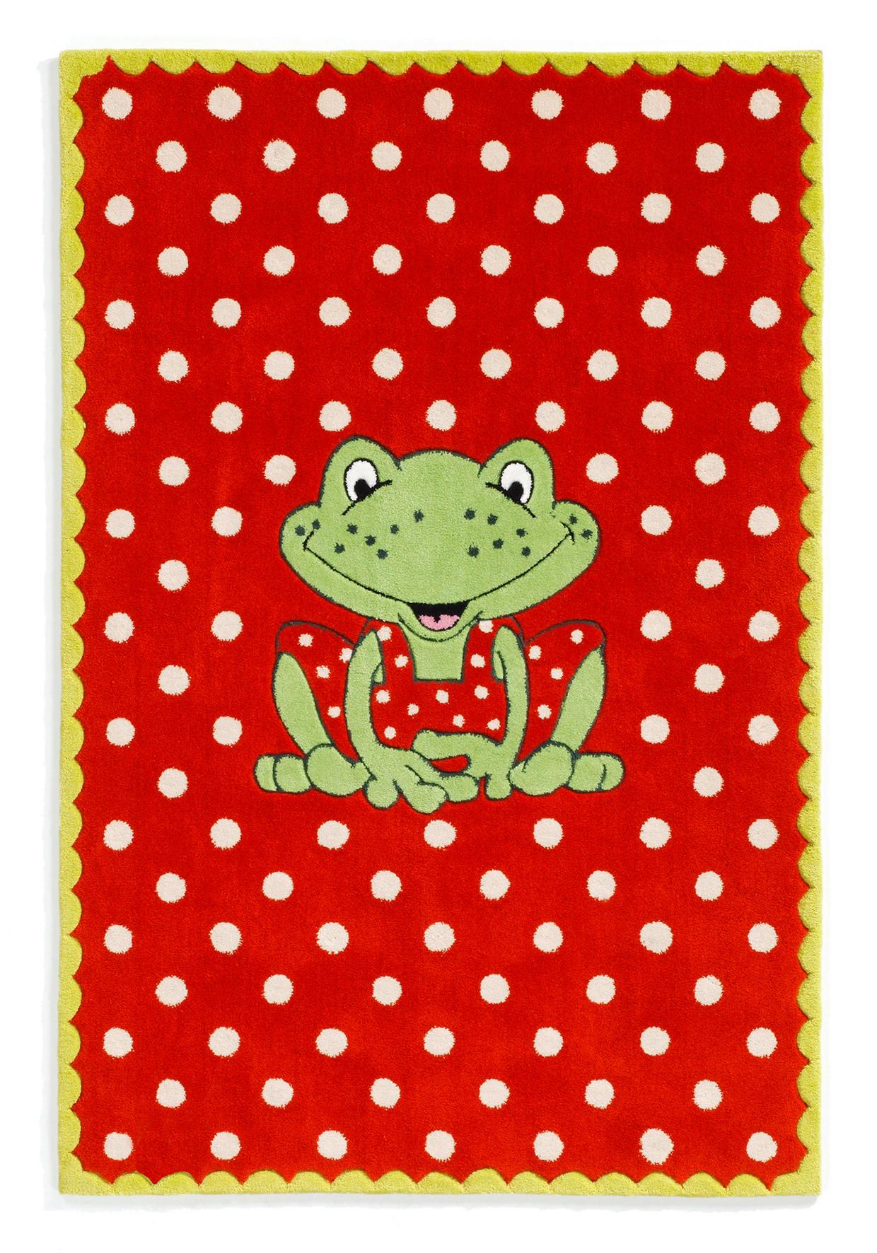 Kinderteppich Ga-1372 - Rot/Weiß, Trend, Textil (150/220cm)