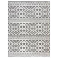 Webteppich Jaipur Grey 80x160 - Dunkelgrau, Basics, Textil (80/160cm)