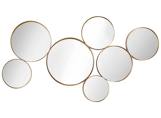 Dekorace Nástěnná Mira - barvy zlata, kov/sklo (90/49/6cm) - Mömax modern living Dekorace Nástěnná Mira - barvy zlata, kov/sklo (90/49/6cm) - Mömax modern living