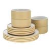 Tafelservice 21531 Futuro White Sand - Sandfarben/Weiß, Trend, Keramik - Creatable