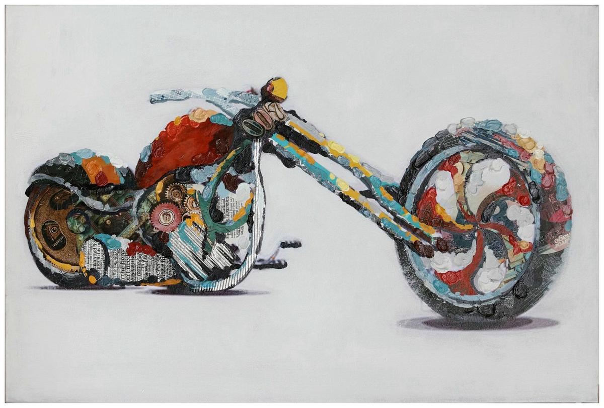 Bild Speed Multicolor, 60x90 cm - Multicolor, LIFESTYLE, Holz/Kunststoff (60/90/3,8cm) - Kayoom