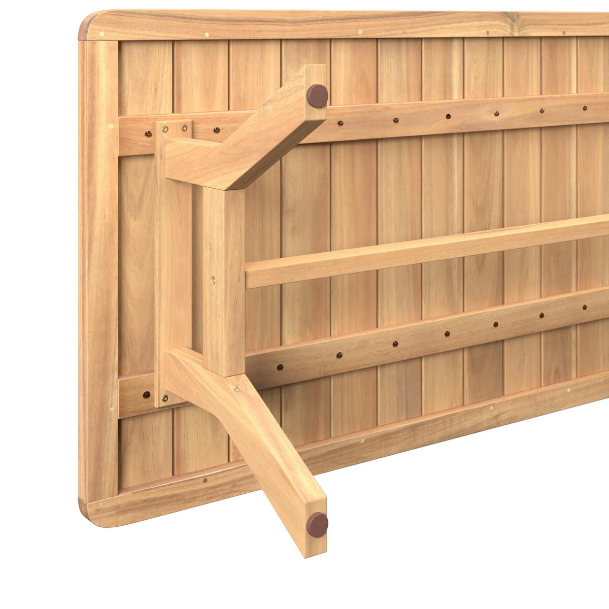 ZAHRADNÍ SADA SIMBA - barvy akácie, Natur, dřevo - Mömax