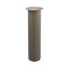 Kerzenständer Art Deco Eisen Taupe/Goldfarben - Taupe/Goldfarben, Trend, Metall (20/70/20cm) - Kayoom