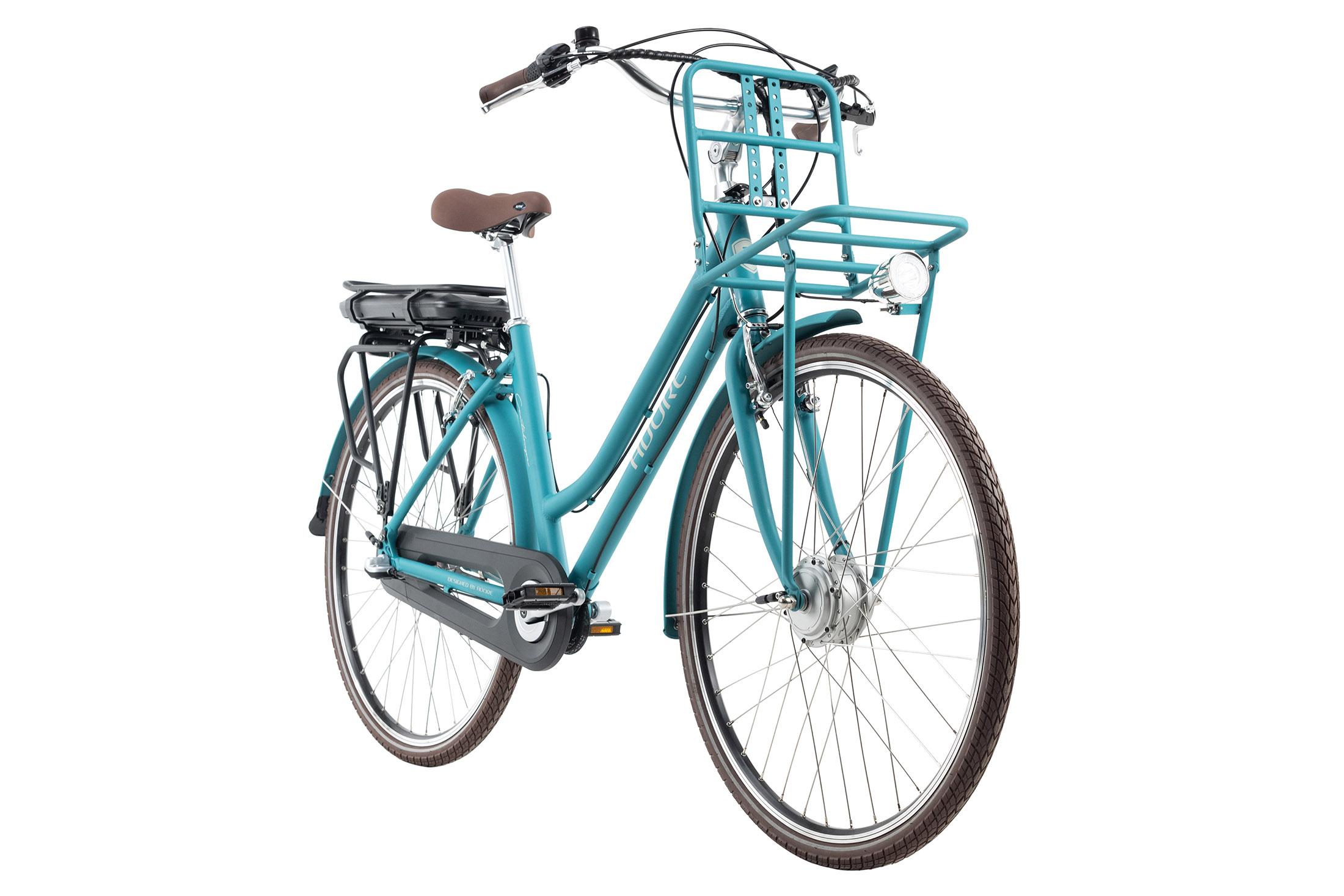 Elektrofahrrad Alu City Türkis