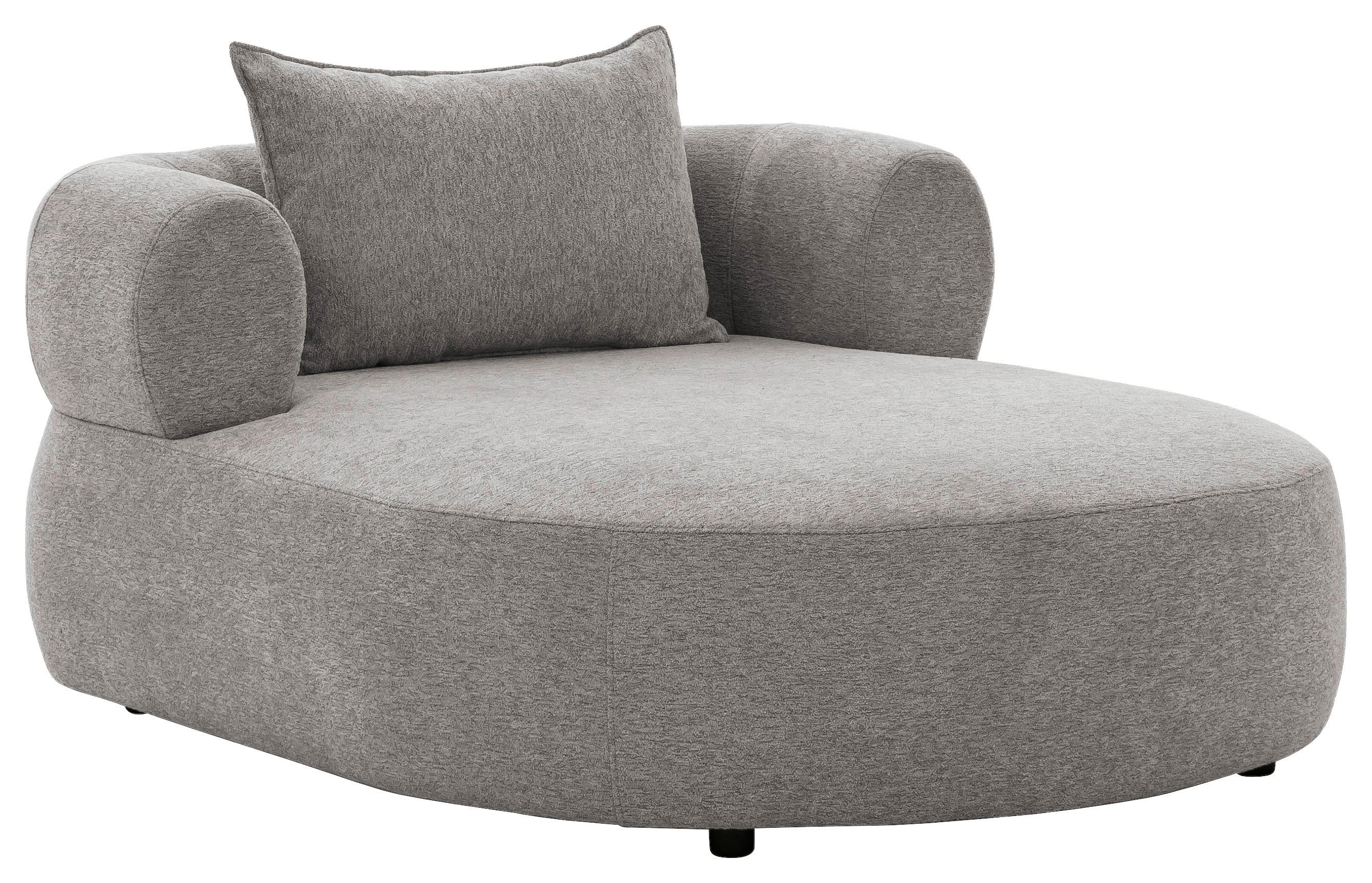 Xxl-sessel Ferro Grau B: 122 Cm - Schwarz/Grau, Design, Textil (122/76/156cm) - Livetastic