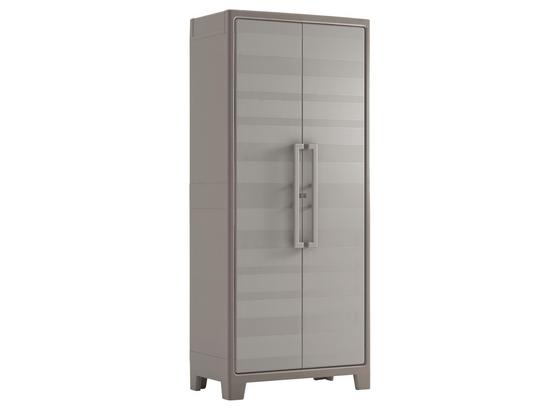 Kunststoffschrank Gulliver Hoch Beige - Beige, KONVENTIONELL, Kunststoff (80/182/44cm) - Keter Kunststoffschrank Gulliver Hoch Beige - Beige, KONVENTIONELL, Kunststoff (80/182/44cm) - Keter