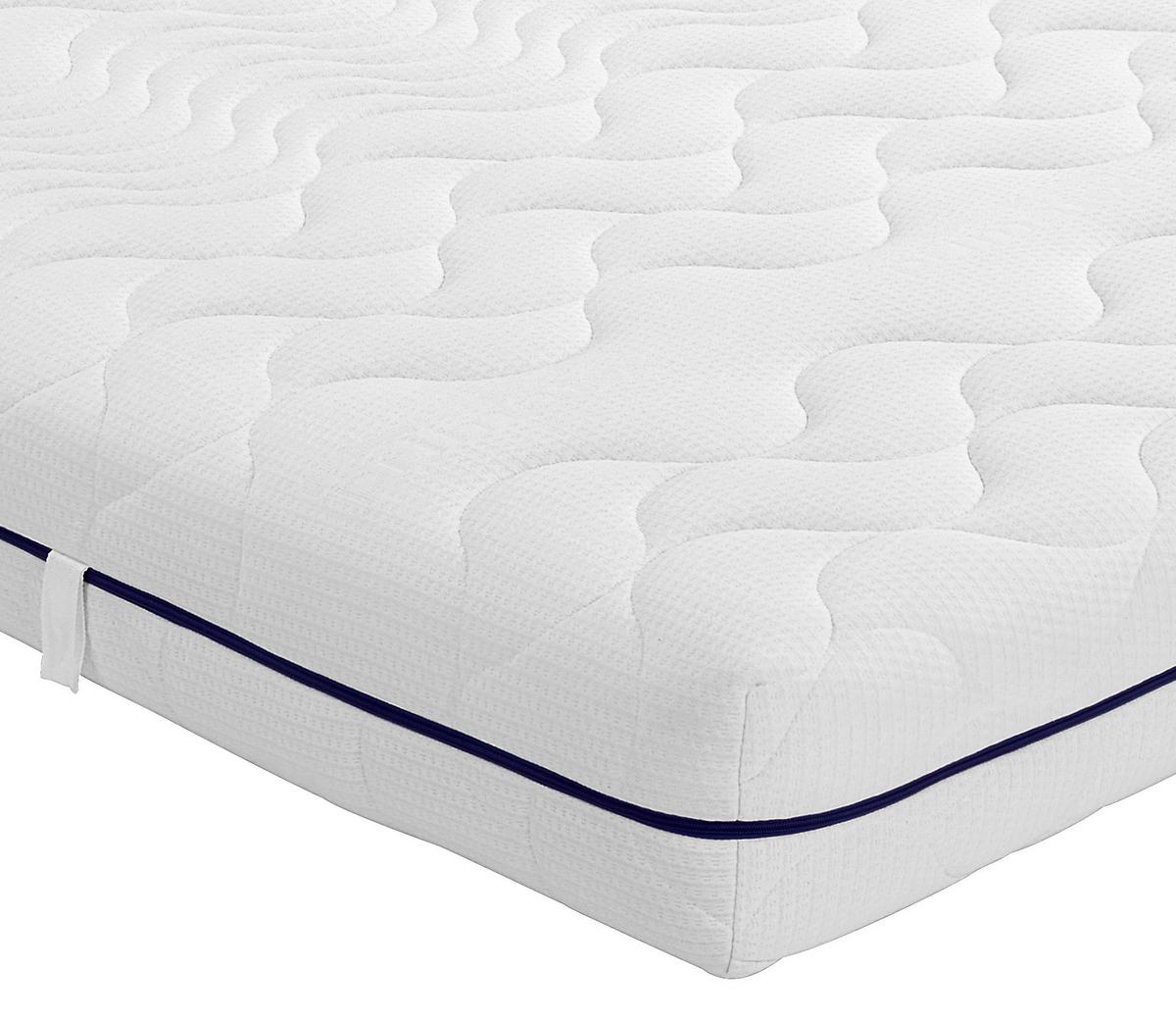 Komfortschaummatratze Ergo Duo 120x200 Cm H2 H: 22 Cm - Weiß, Textil (120/200cm) - Primatex