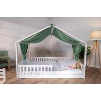 Baldachin Salbeigrün, B/l: 120-140/200cm - Salbeigrün, Basics, Textil (120-140/200cm) - tiSsi