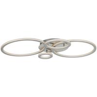 STROPNÉ LED SVIETIDLO KLAUSE - strieborná/niklová, Modern, kov/plast (95/52/7,7cm) - Mömax