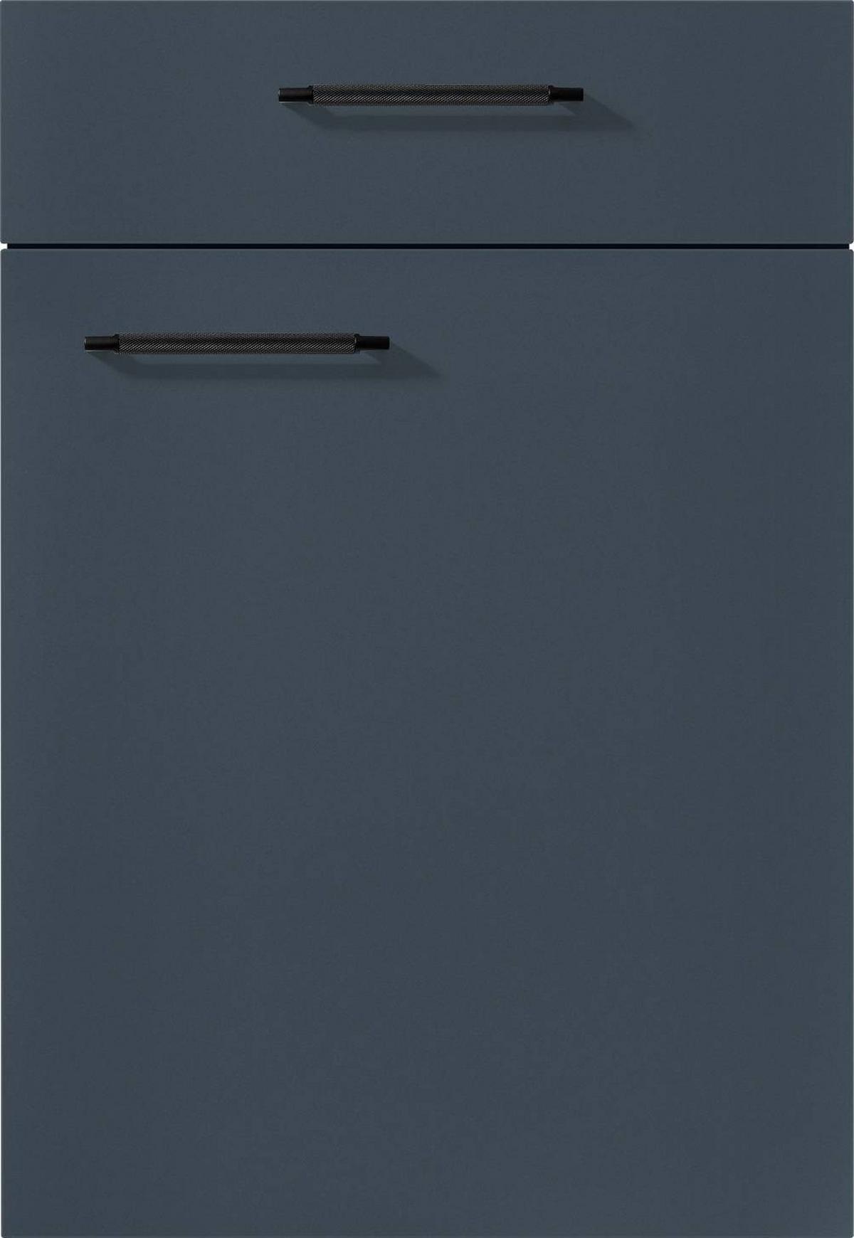 Front: Fjordblau Ultramatt Front Eastbourne - Blau, MODERN - Vertico