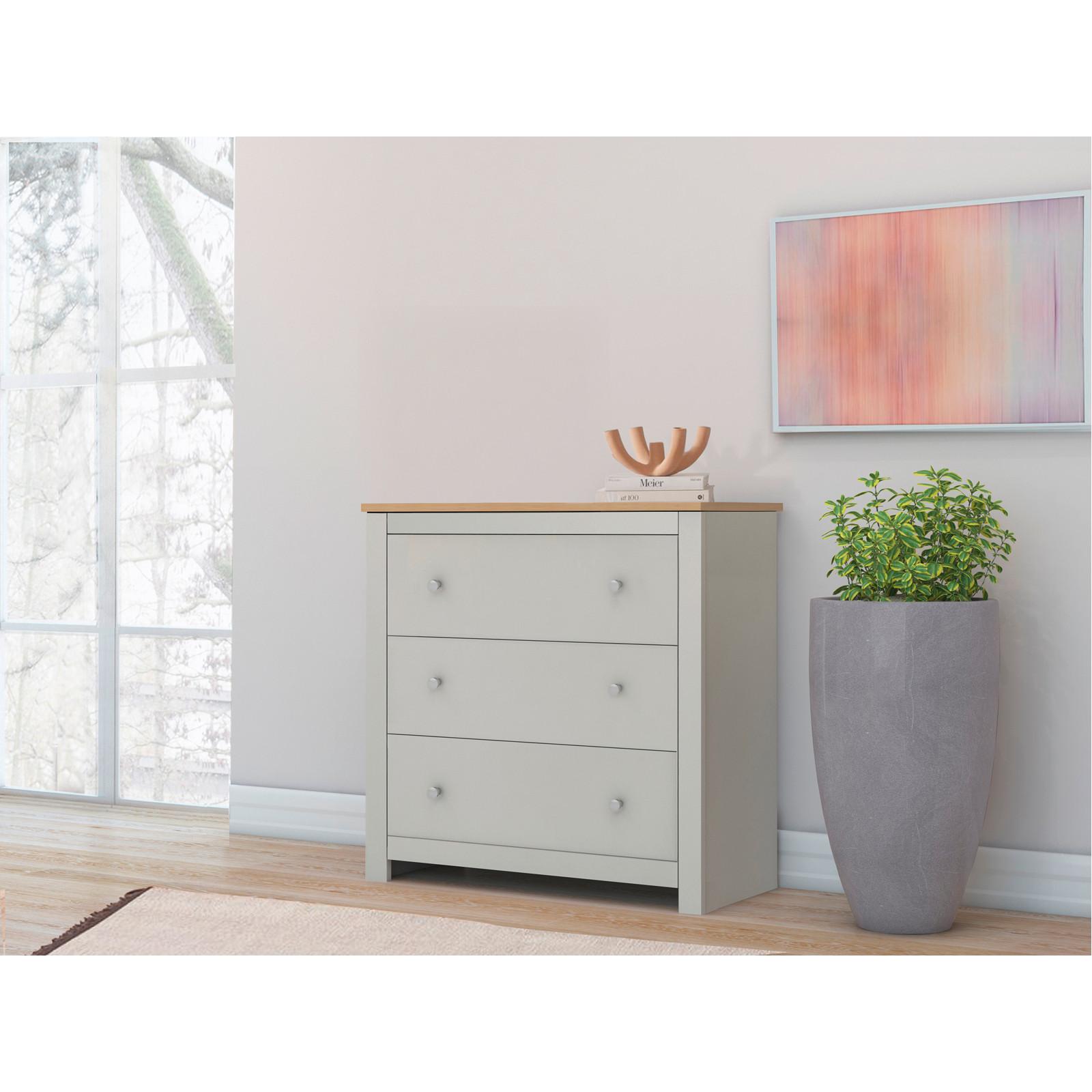 Kommode Emerald Creme/Naturfarben B: 79 cm - Creme/Naturfarben, Design, Holzwerkstoff/Metall (79/81/35cm) - MID.YOU