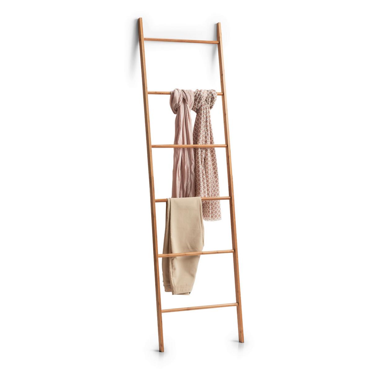 Leiter-Handtuchhalter, Bambus Holz, Bambus - Naturfarben, Basics, Holz (50/3,5/182,5cm) - Zeller Present