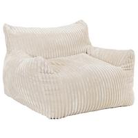 Sitzsack Nubo Cord beige, Indoor, B: 104cm - Beige, Basics, Textil (104/75/95cm)
