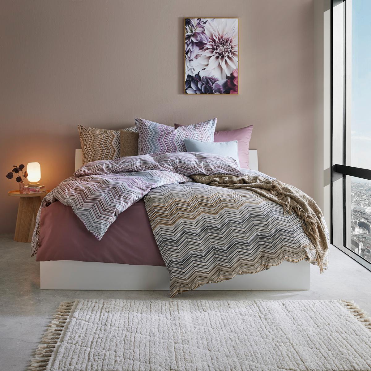 POVLEČENÍ ZICKZACK - světle fialová, Konvenční, textil (140/200cm) - Mömax