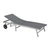 Liegenauflage Meila - Anthrazit, MODERN, Textil (50/160cm) - Luca Bessoni