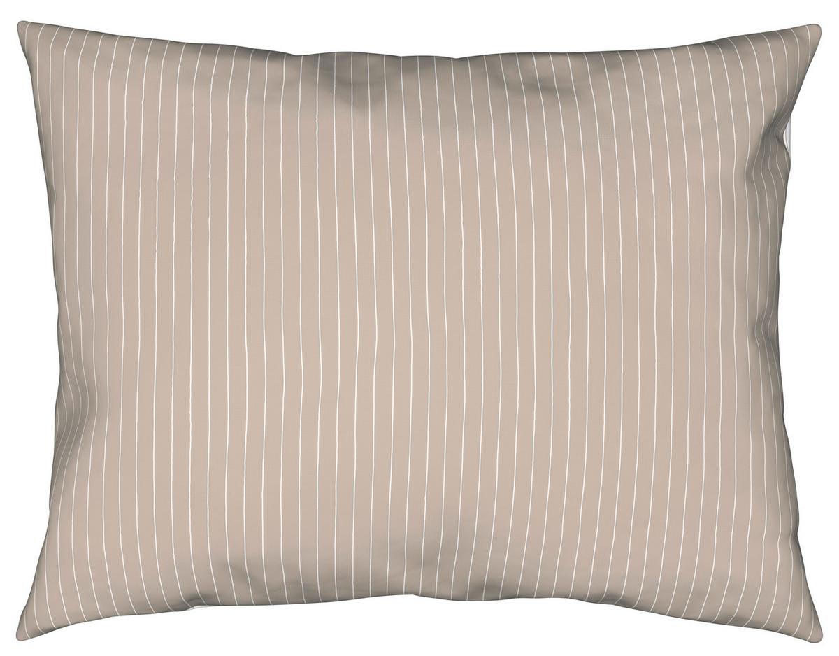 Povlečení Twill XXL, 2x70/90 200/220cm - bílá/béžová, Moderní, textil (200/220cm) - Mömax
