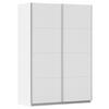 Schwebetürenschrank Subito - Weiß, MODERN, Holzwerkstoff (136/197/61cm) - Rauch Möbel