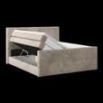 Boxspringbett mit Topper und Bettkasten 180x200 cm Medino - Taupe, KONVENTIONELL, Holz/Holzwerkstoff (180/200cm) - Luca Bessoni