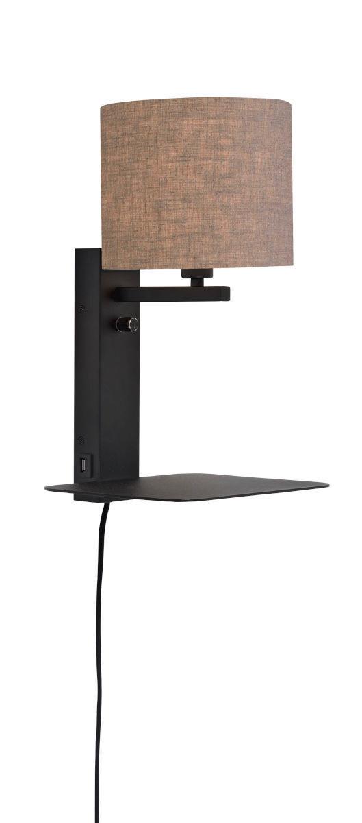 Wandleuchte Florence/Wm/B/1815/Ld - Hellbraun, Trend (24/22/42cm) - It's about Romi