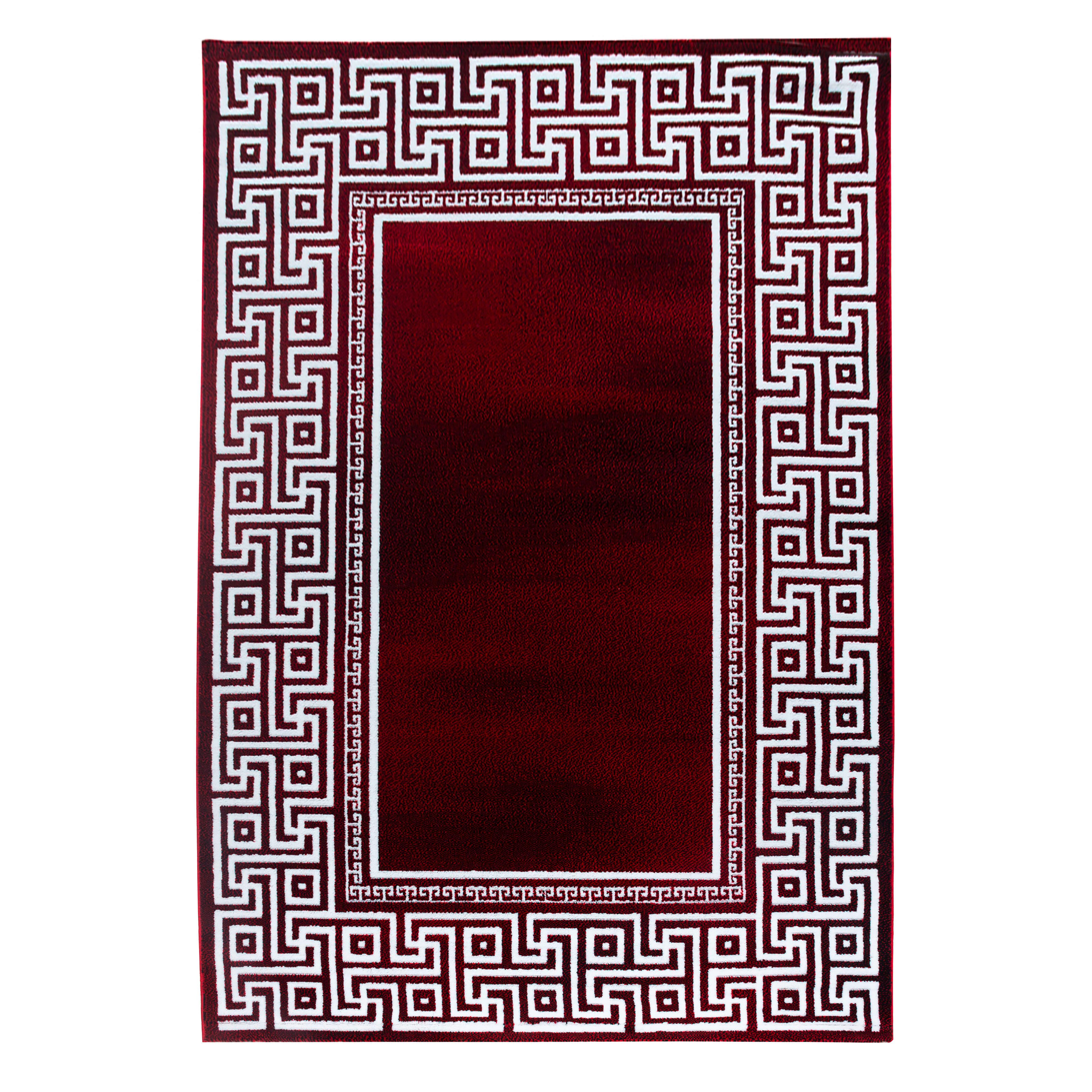 Flachwebteppich Parma - Rot, Design, Textil (140/200cm) - Novel