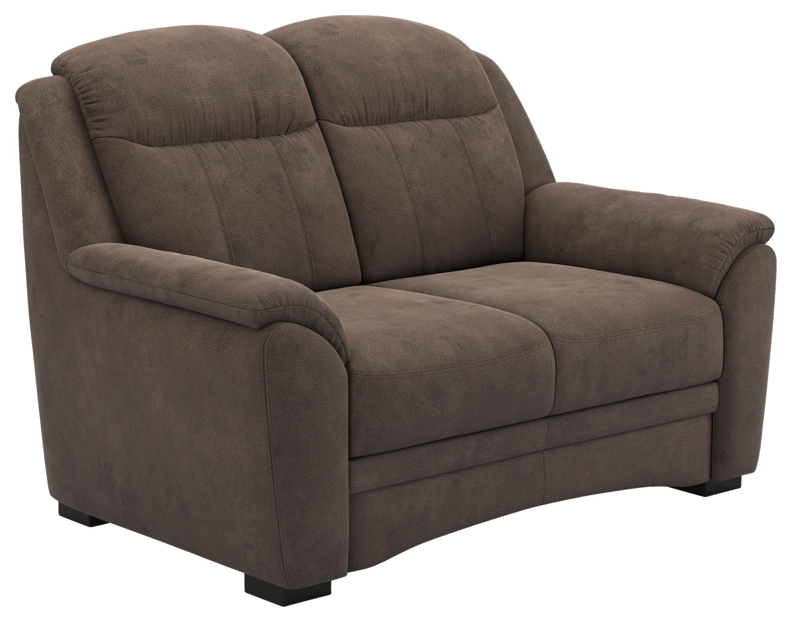 DVOJMIESTNA POHOVKA BRUNO 2 V1 - sivohnedá/čierna, Konventionell, textil/plast (142/99/99cm)