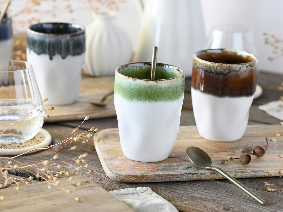 Kaffeebecher Squeezy Keramik, Multicolor - Multicolor, Basics, Keramik (300ml) - Creatable