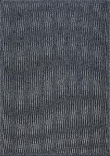 Flachwebteppich Anthrazit/ Blau Cameron 200x290 cm