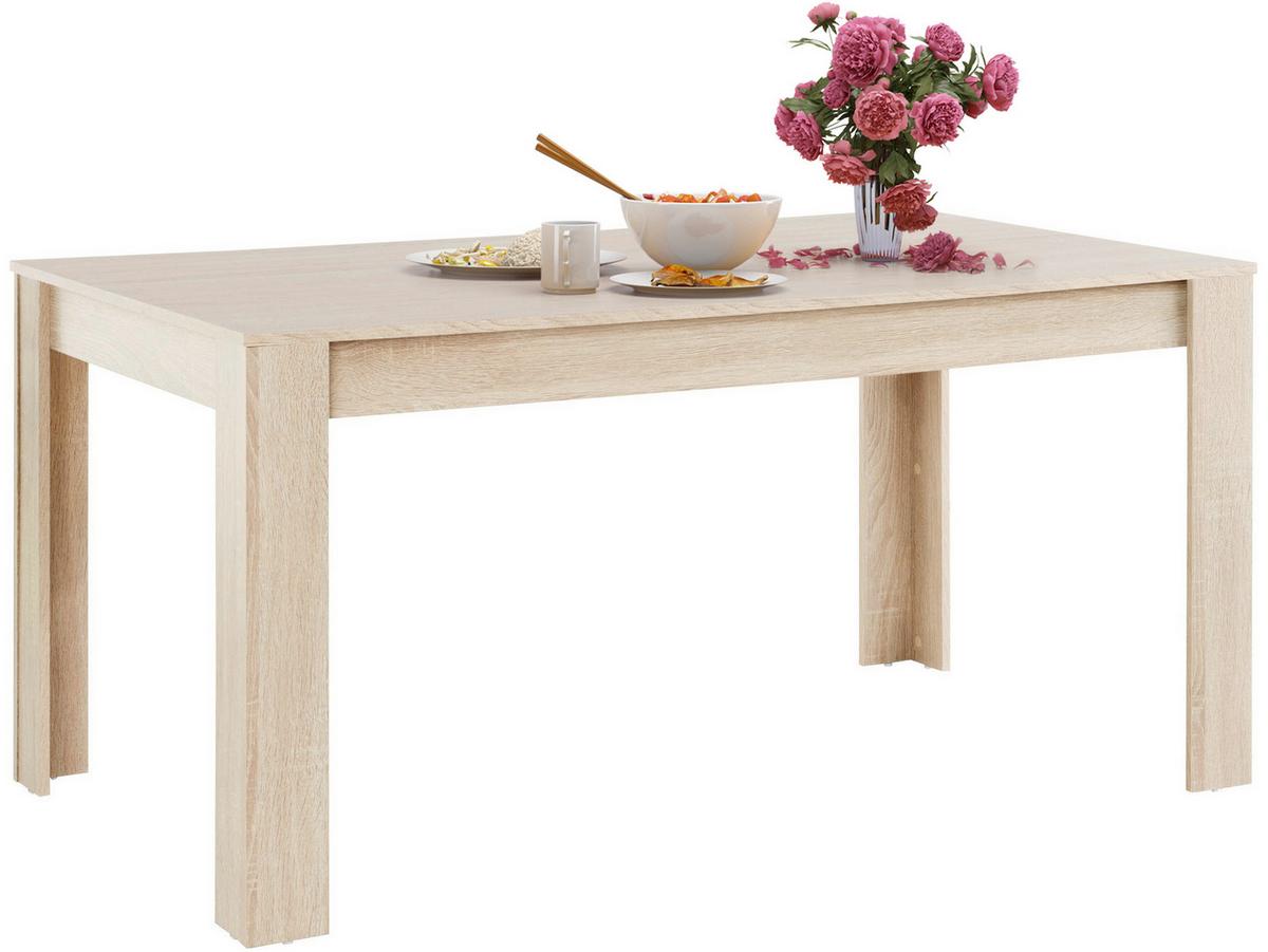 Esstisch Lynn Eiche Dekor L: 160cm - Eichefarben, Design, Holzwerkstoff (160/75/90cm) - MID.YOU