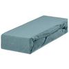 Spannleintuch Alaska - Blau, KONVENTIONELL, Textil (90/200cm) - Ondega