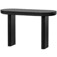 Beistelltisch Mael Schwarz L: 120 cm - Schwarz, Design, Holzwerkstoff (120/50/75cm) - Livetastic