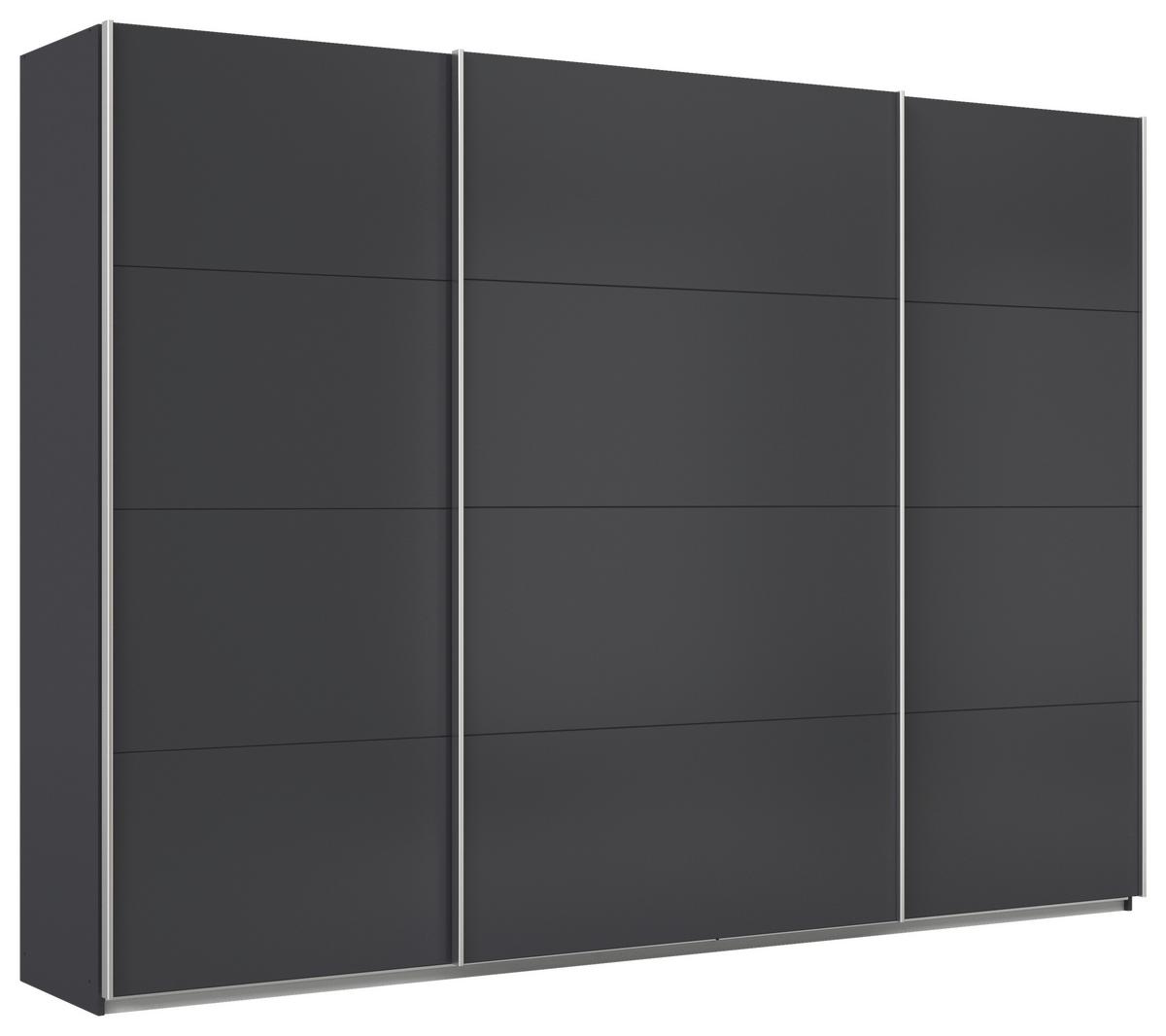 Schwebetürenschrank Feldkirch 315 maxihöhe - Anthrazit, MODERN, Holzwerkstoff (315/229/62cm)