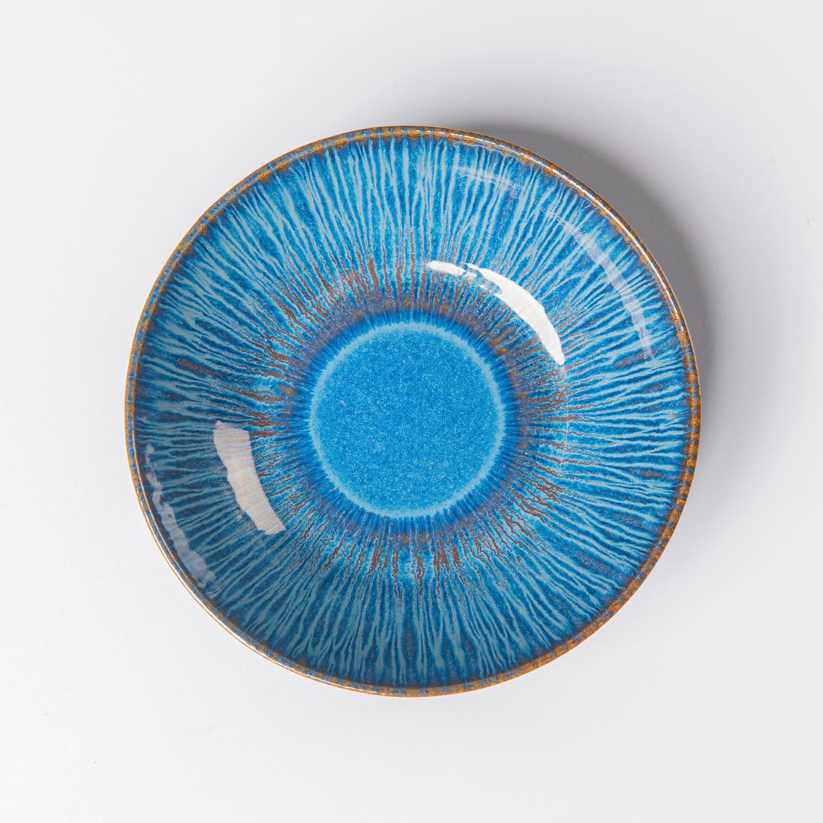 Müslischalenset 4 -teilig. Steinzeug, DxH: ca. 17,2x5 cm - Blau, Basics, Keramik (17,2/5cm) - Gipfelstück