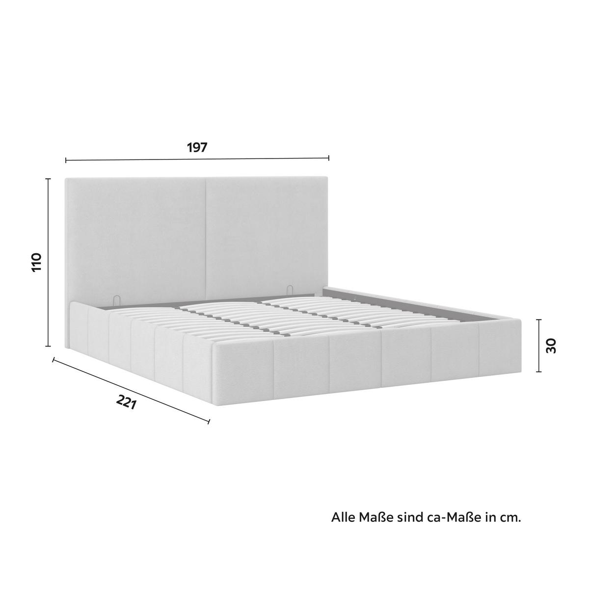 Čalouněná postel MILA 180x200 cm, šedohnědá - černá/šedohnědá, Moderní, kov/dřevo (180/200cm) - Bessagi Home