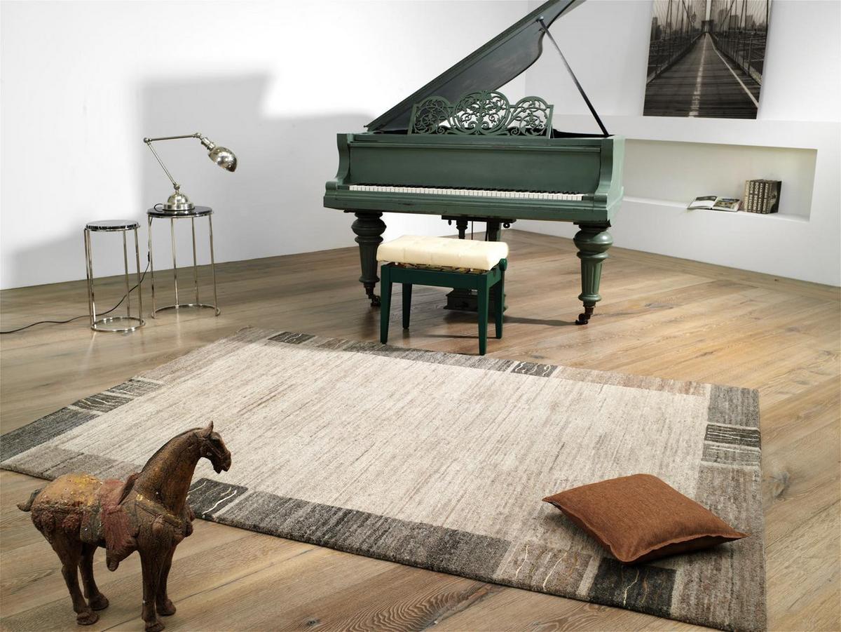 Orientalischer Webteppich Creme/Naturfarben 170x240 cm - Creme/Naturfarben, Basics, Textil (170/240cm) - Cazaris