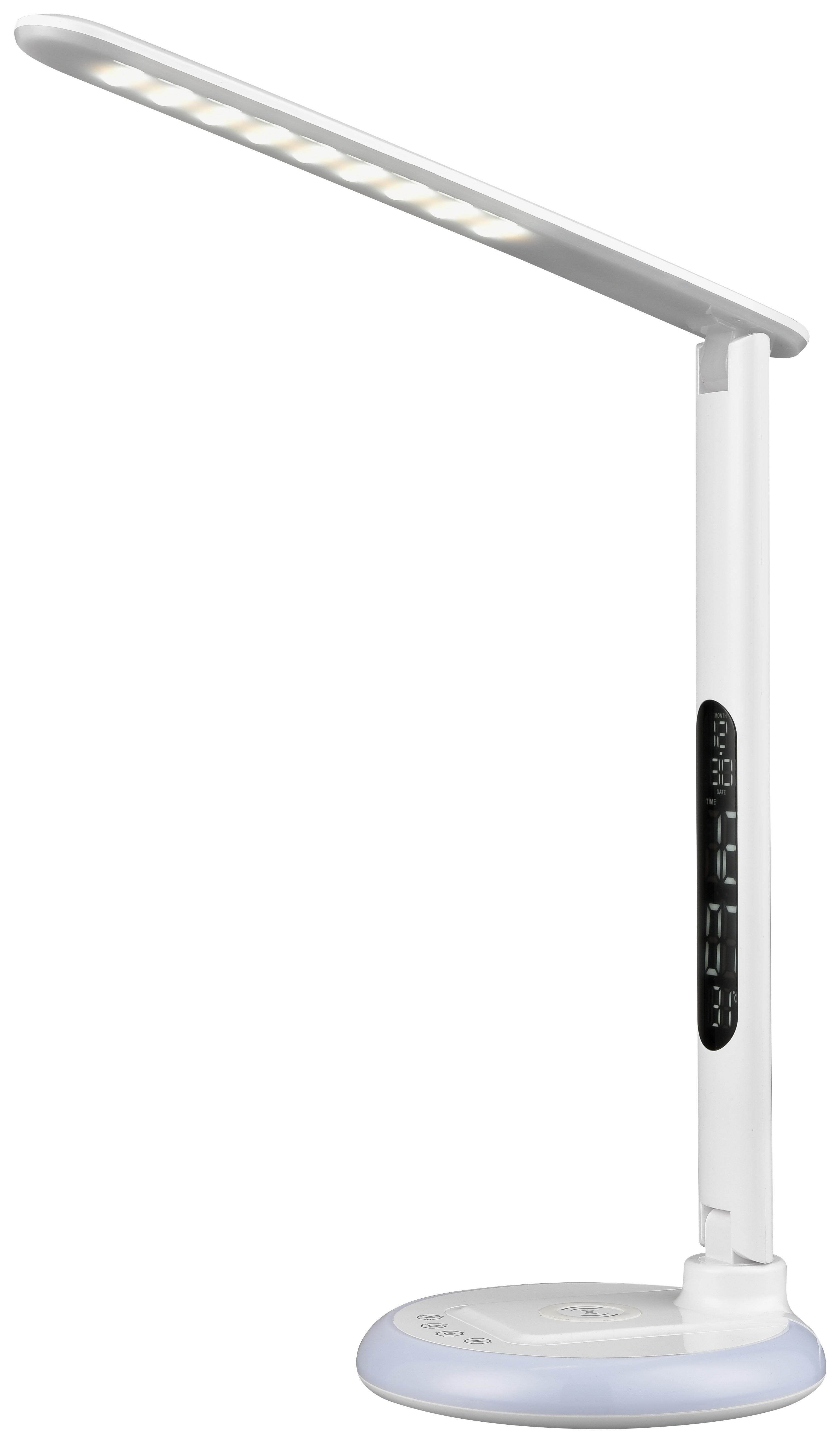 LED lampa na písací stôl Sandro max. 5 Watt, V: 55 cm - biela, Modern, plast (18/55cm) - Modern Living