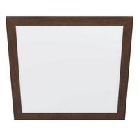 Deckenleuchte 99475* Piglionasso - Nussbaumfarben/Weiß, Natur, Holz/Kunststoff (64,5/64,5/5,5cm) - Eglo