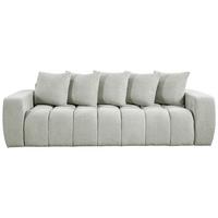 Schlafsofa Cloud Weiß B: 250 cm - Creme/Schwarz, Basics, Textil (250/86/140cm) - Livetastic