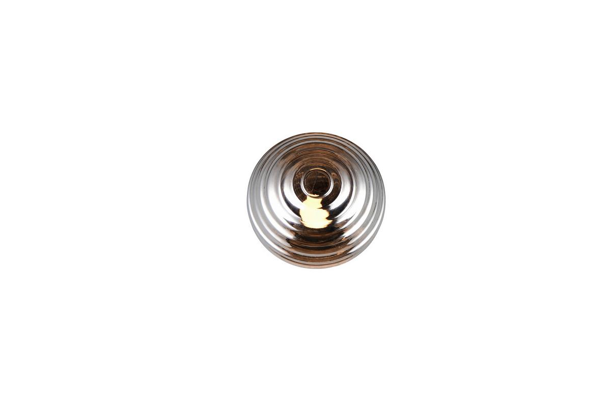 LED-Wandleuchte Earl Grau Schwarz D: 15,5 cm - Schwarz/Grau, LIFESTYLE, Glas/Metall (15,5/15cm)