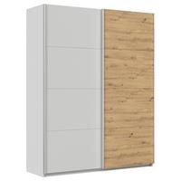 Tolóajtós Szekrény Feldkirch 181/229 - világosszürke/Artisan tölgy, Modern, faalapú anyag (181/229/62cm)