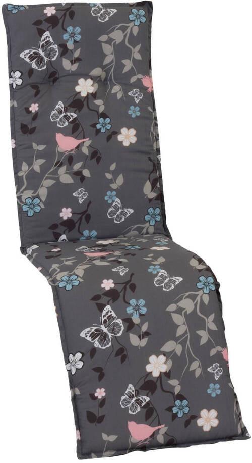 Auflage Bregenz 171x50x6cm Grau - Grau, Design, Textil (171/50/6cm) - Gardenson