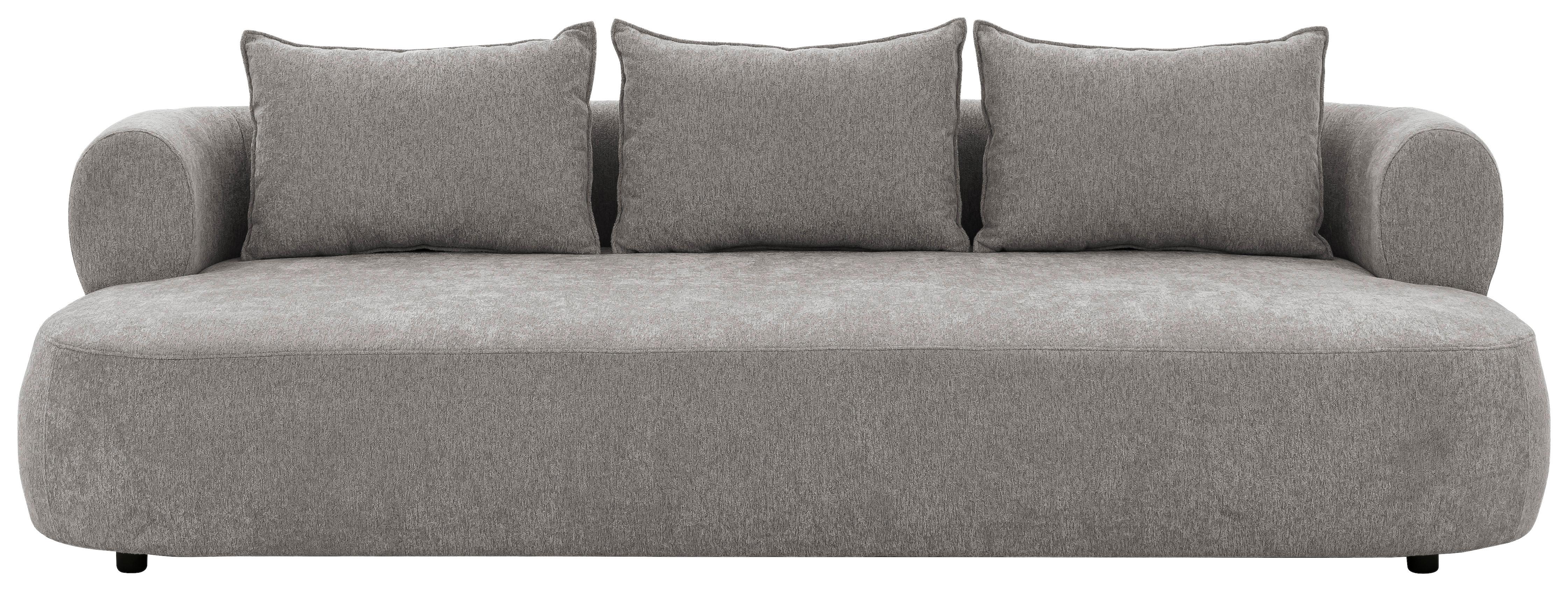 Bigsofa Ferro Grau B: 240 cm - Schwarz/Grau, Design, Textil (240/76/122cm) - Livetastic