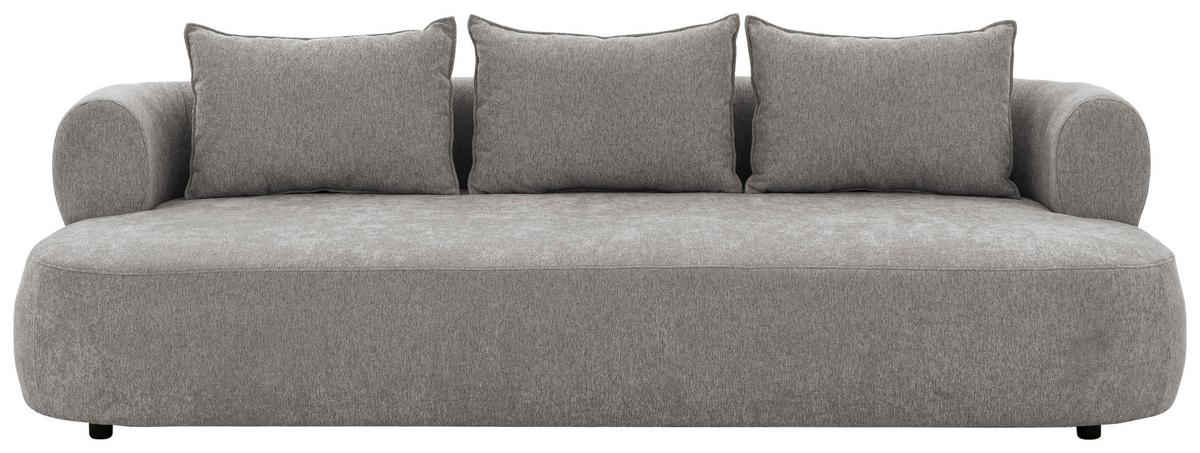 Bigsofa Ferro Grau B: 240 cm - Schwarz/Grau, Design, Textil (240/76/122cm) - Livetastic