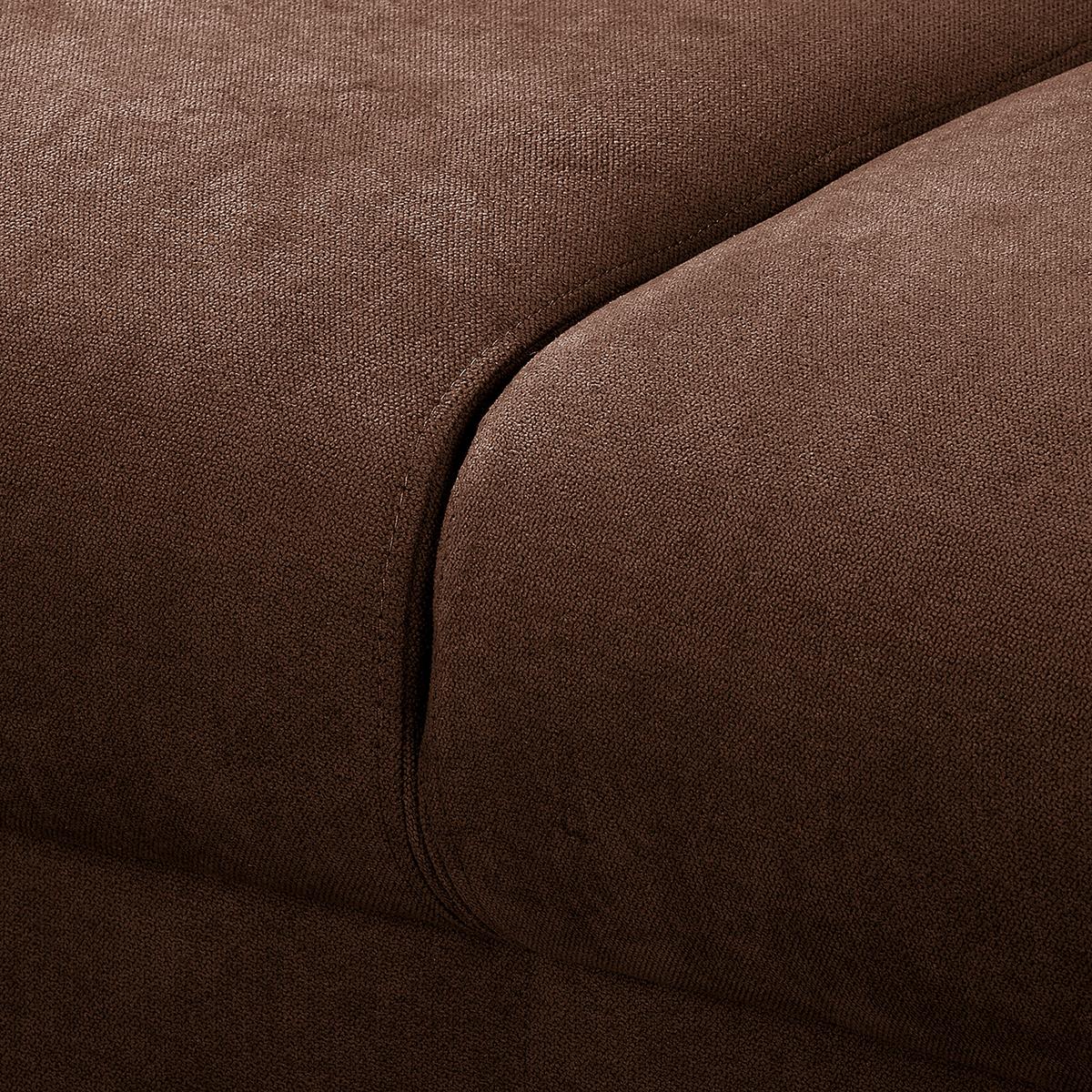 3-sitzer-sofa Beata Braun B: 193 Cm - Wengefarben/Braun, Design, Textil (193/86/87cm) - Livetastic