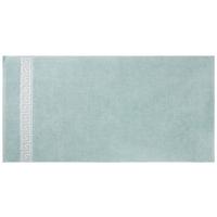 Duschtuch Mäander 70x140 cm Lindgrün - Mintgrün, ROMANTIK / LANDHAUS, Textil (70/140cm) - James Wood