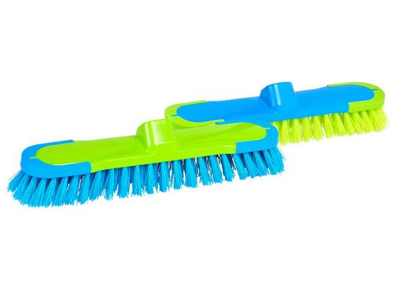 Besen 2k ohne Stiel - Blau/Grün, KONVENTIONELL, Kunststoff (6/24cm) - Ombra Besen 2k ohne Stiel - Blau/Grün, KONVENTIONELL, Kunststoff (6/24cm) - Ombra