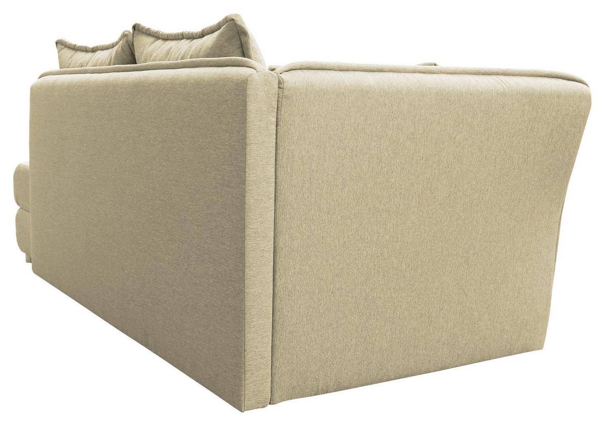 Relaxliege Latte L: 107 Cm Creme Mit Bettkasten - Silberfarben/Creme, Design, Textil (107/84/99/224cm) - MID.YOU